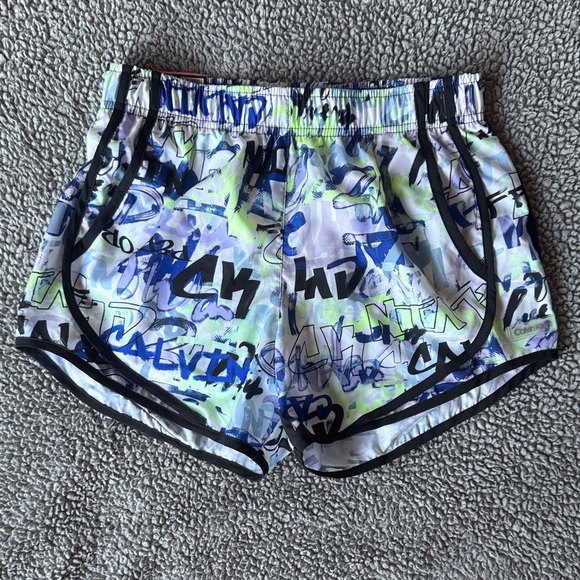 Calvin Klein Pants - Calvin Klein Multicolor Graphic Running Shorts